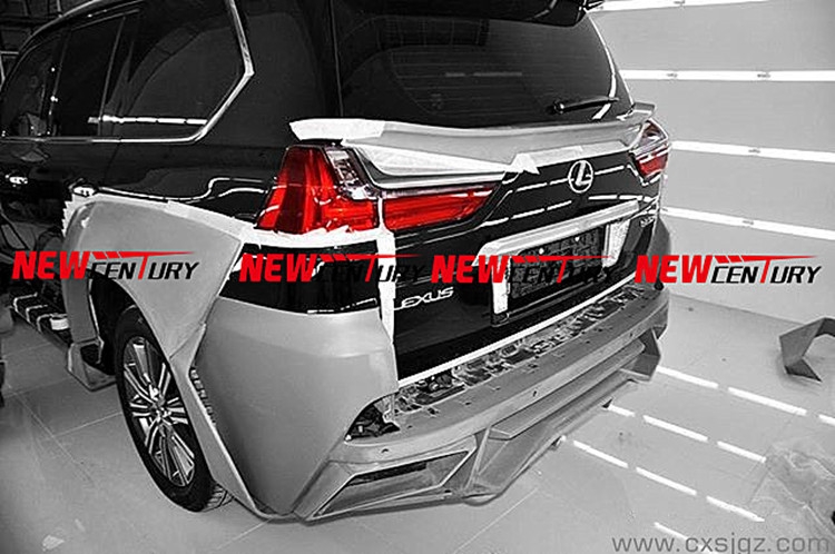 2015款新款雷克薩斯LX570改裝VERGE寬體大包圍 前杠葉子板中網(wǎng) 后杠排氣