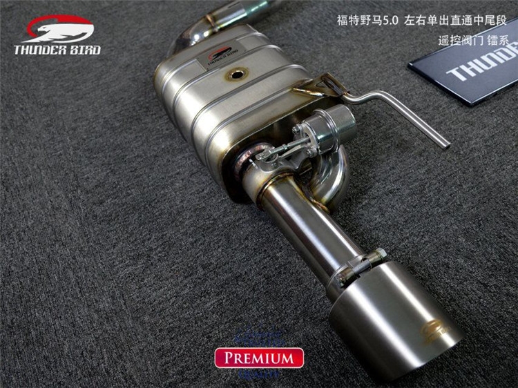 福特野馬5.0L thunder bird雷鳥(niǎo)中尾左右單出閥門排氣管
