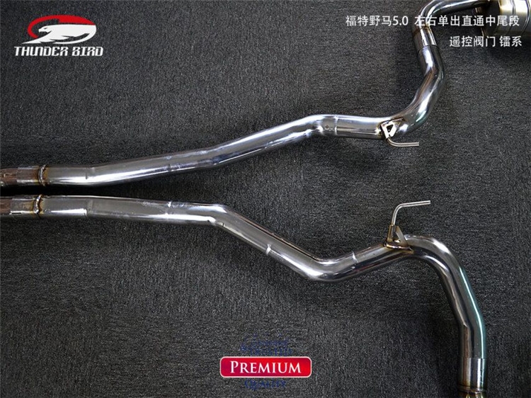 福特野馬5.0L thunder bird雷鳥(niǎo)中尾左右單出閥門排氣管
