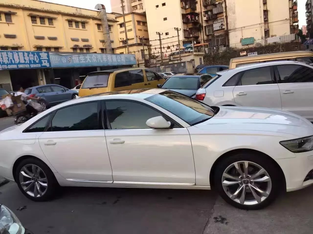奧迪，換原裝 19寸 完工。
