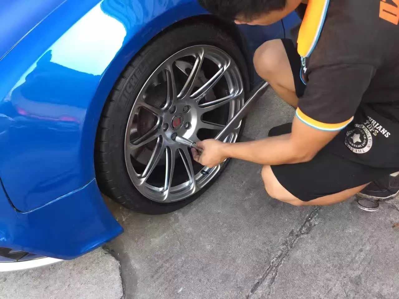 奧迪，換 HRE 完工！正品 HRE 的魅力。