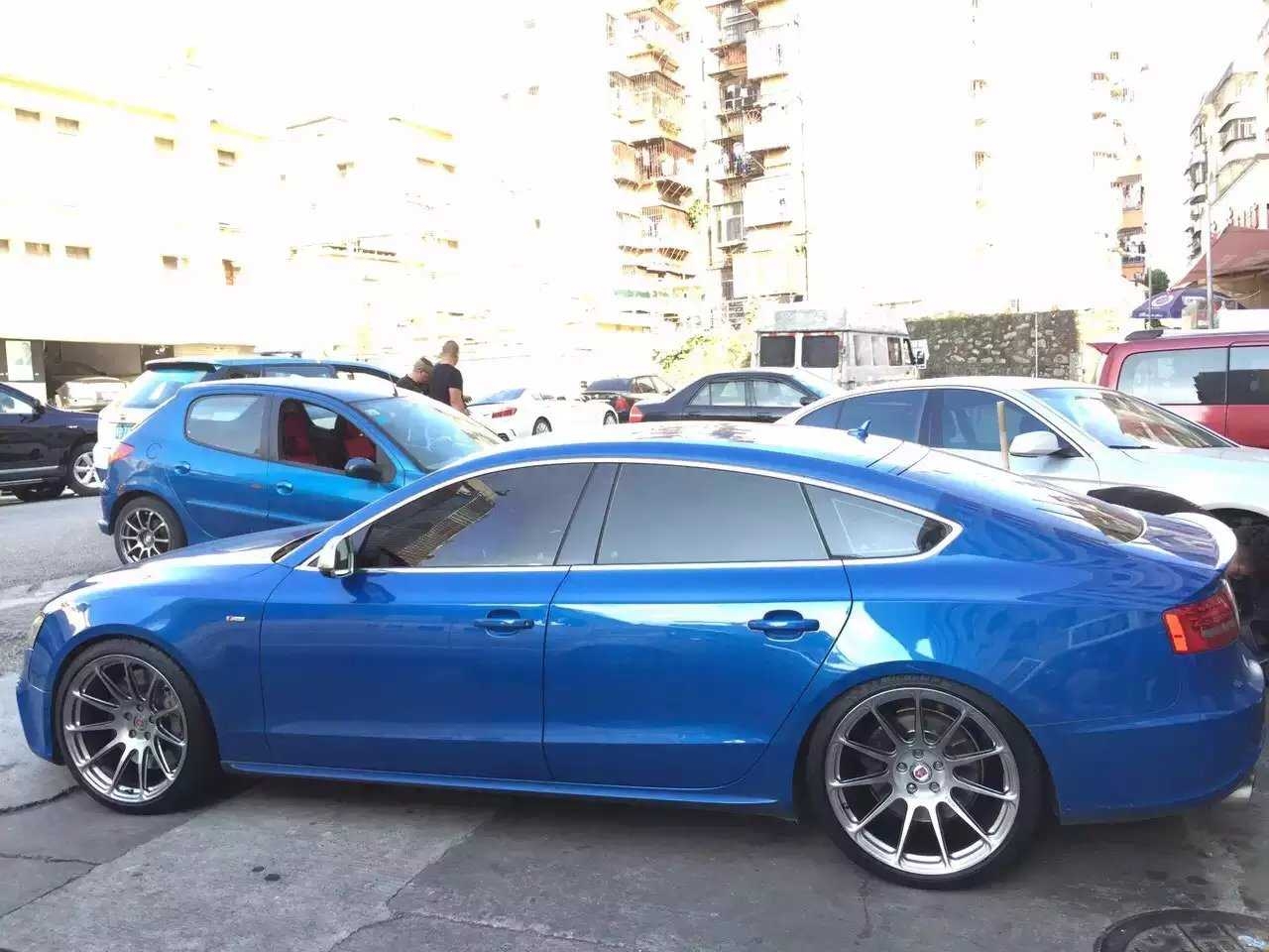 奧迪，換 HRE 完工！正品 HRE 的魅力。