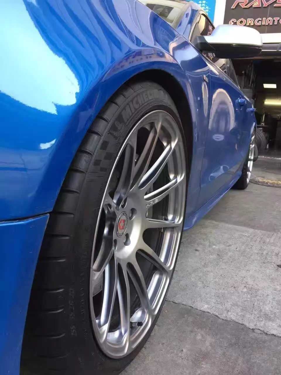 奧迪，換 HRE 完工！正品 HRE 的魅力。
