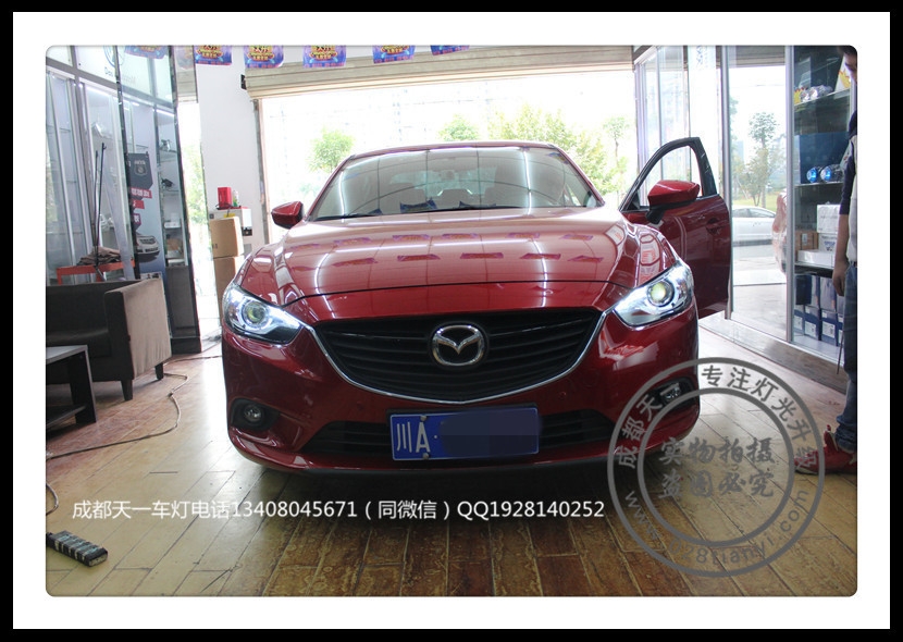 成都阿特茲車燈升級改裝高配LED日行燈總成