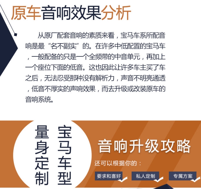 武漢寶馬汽車音響改裝攻略 寶馬音響改裝優(yōu)惠套餐