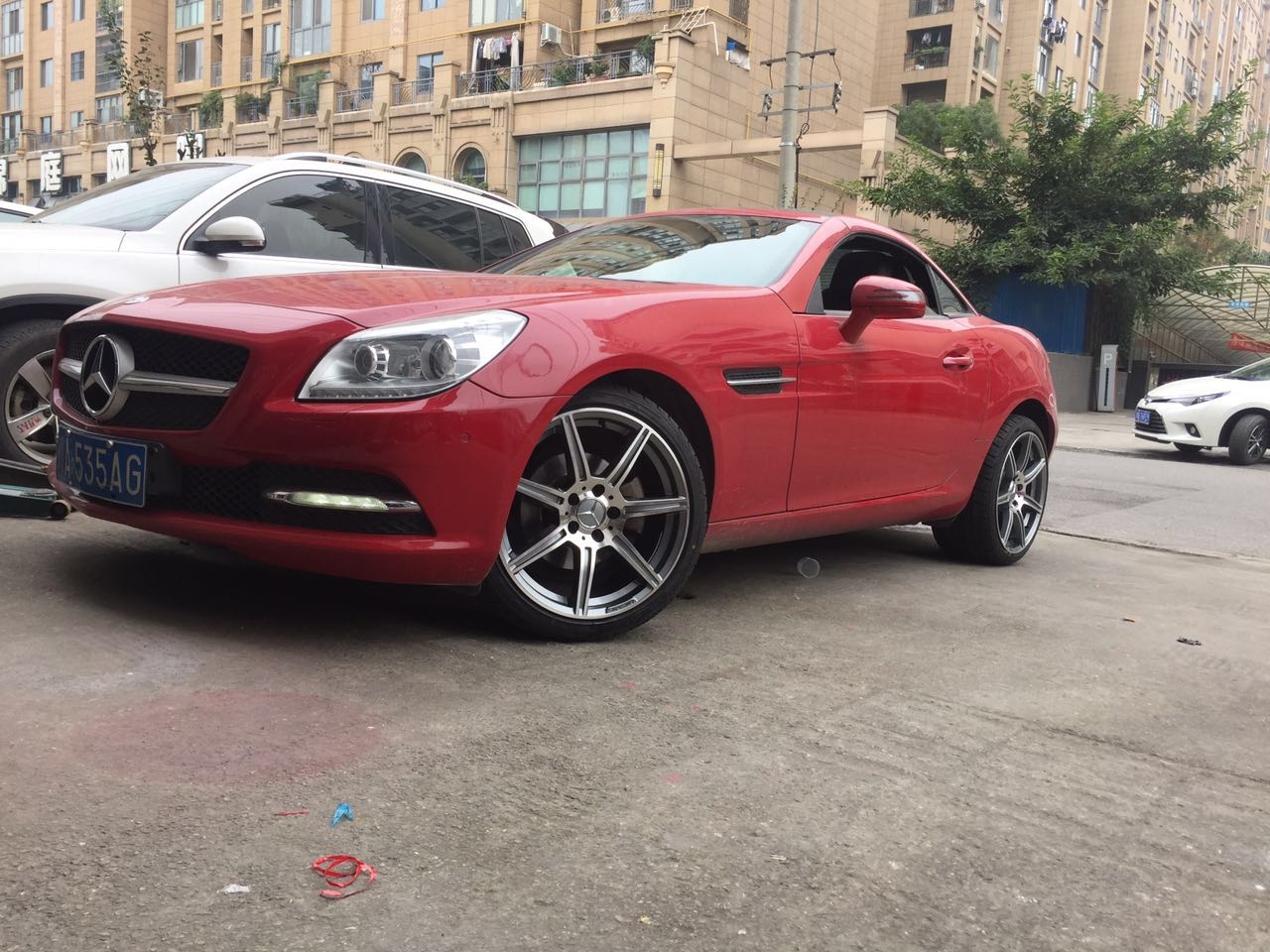 奔馳SLK200 升級18寸AMG輪轂
