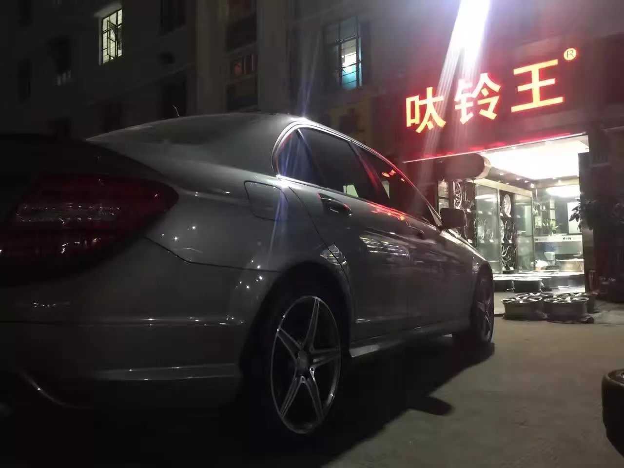 奔馳，換原裝 18寸 完工！