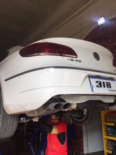 大眾CC升級(jí)雙邊四出帶閥門(mén)排氣，可手機(jī)APP遠(yuǎn)程操控