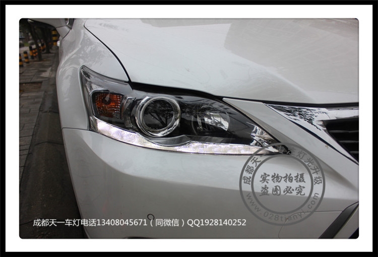 成都雷克薩斯CT200H車燈改裝氙氣燈海拉雙光透鏡