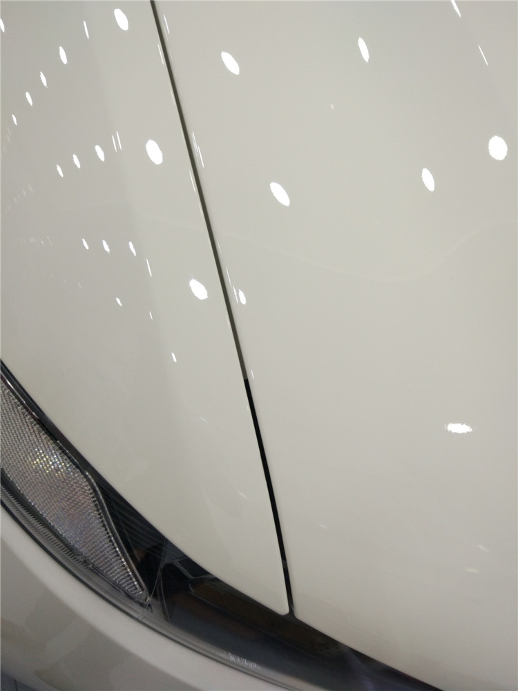 白色玛莎拉蒂艾利隐形车衣车漆透明保护膜施工案例--四季贴膜南湖大道店出品