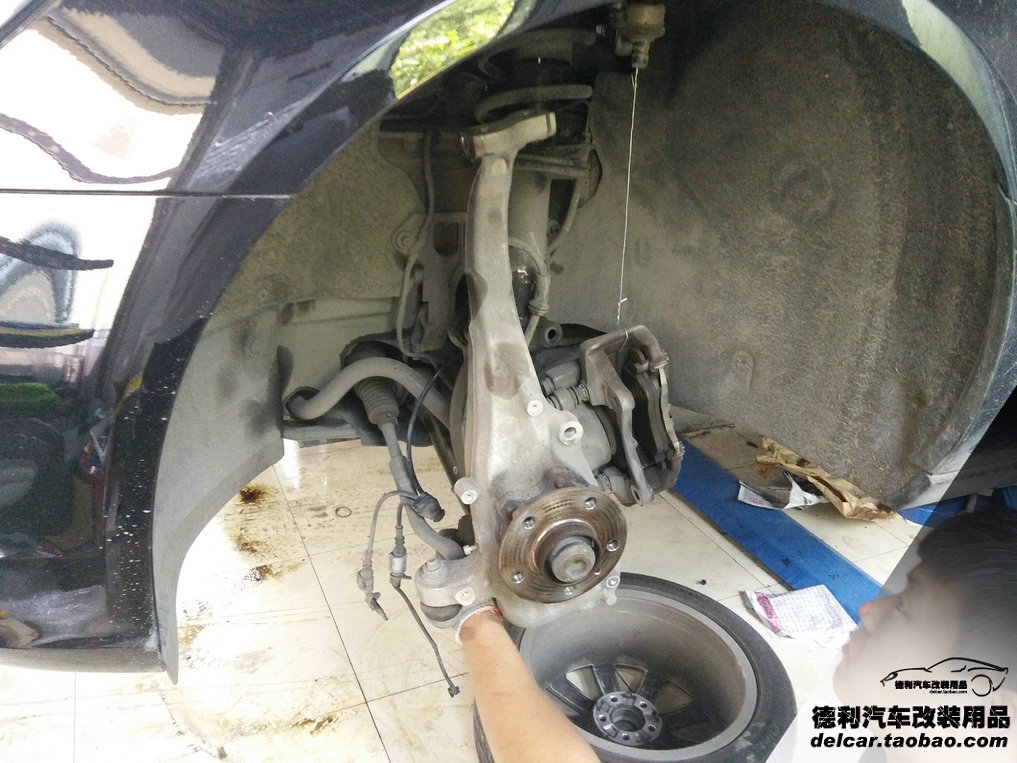 大連改裝JEEP改裝Brembo前6后4鮑魚剎車