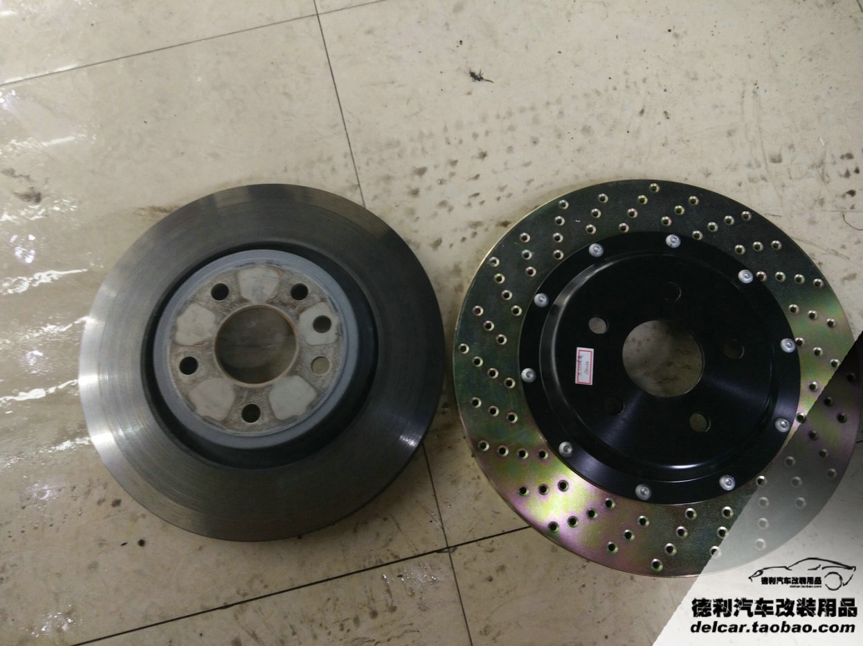 大連改裝JEEP改裝Brembo前6后4鮑魚剎車