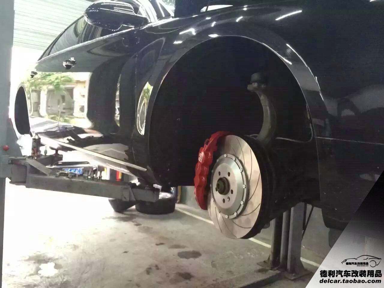 大連汽車改裝奧迪A8L改裝AP8520大6活塞剎車