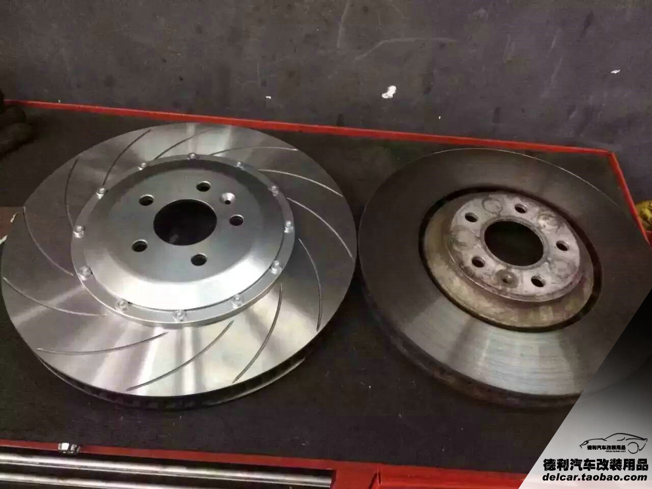 大連汽車改裝奧迪A8L改裝AP8520大6活塞剎車