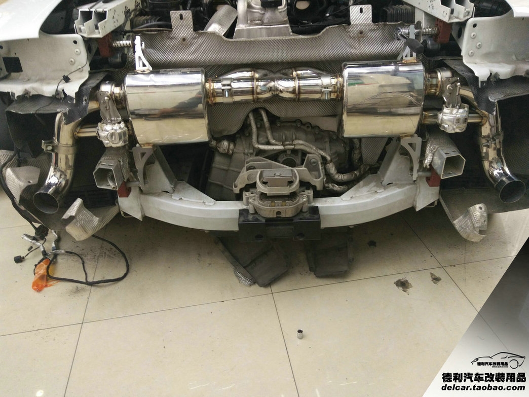 大連汽車改裝奧迪R8改裝IPE排氣