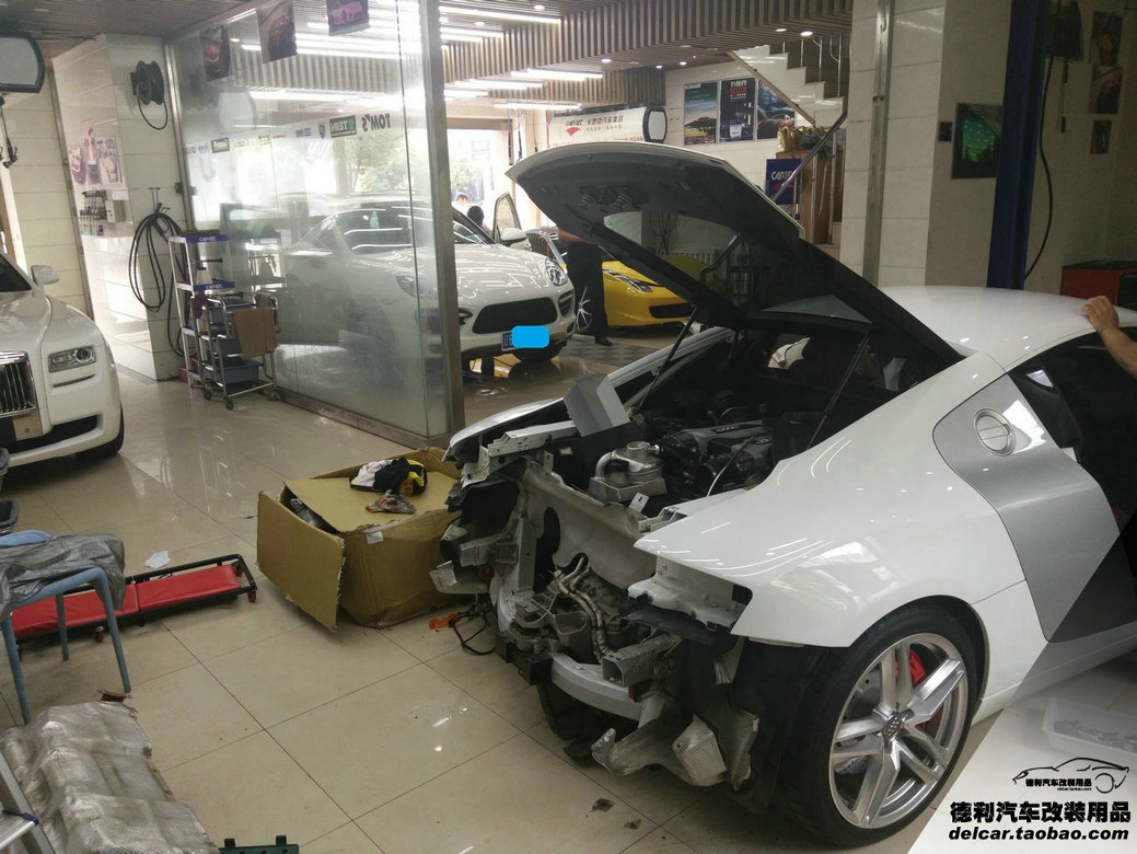大連汽車改裝奧迪R8改裝IPE排氣
