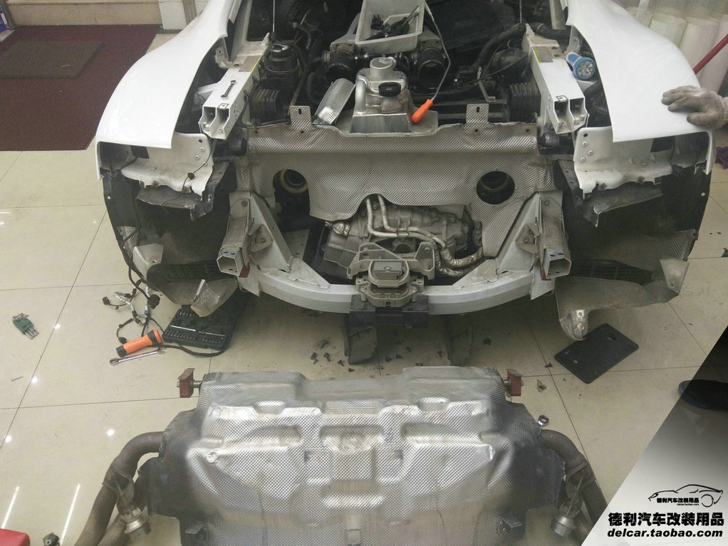 大連汽車改裝奧迪R8改裝IPE排氣