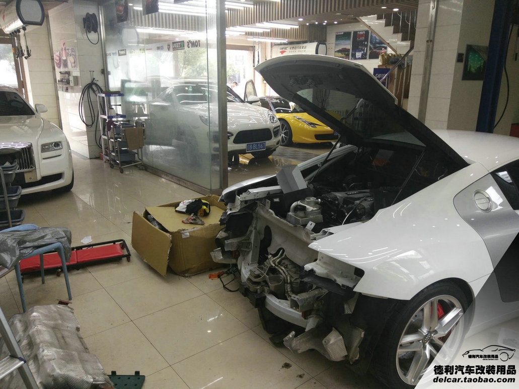 大連汽車改裝奧迪R8改裝IPE排氣