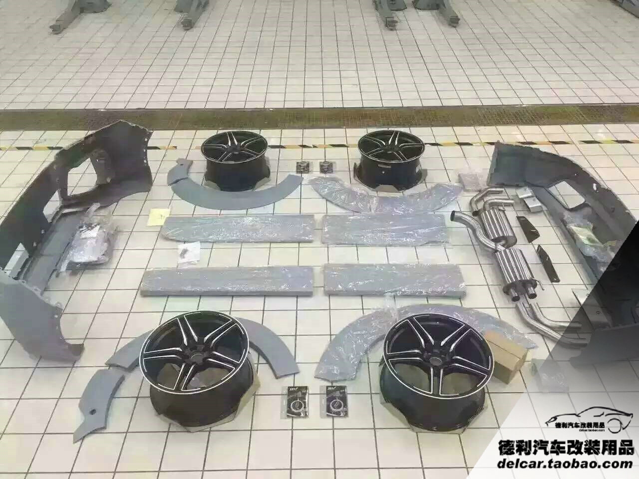 大連汽車(chē)改裝最新款?yuàn)W迪Q7改裝ABT包圍輪轂套裝