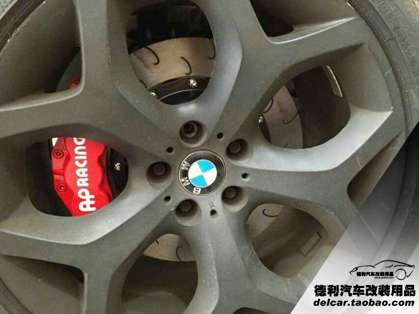 大連汽車改裝寶馬X6改裝AP前6活塞后4活塞剎車