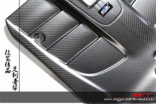法拉利F12改装碳纤维发动机护板 机盖散热板进气口5件套
