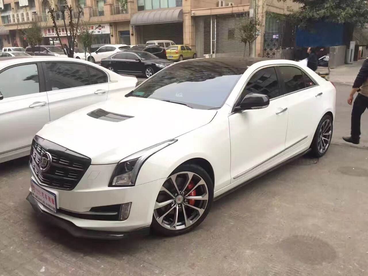 凱迪拉克ATS 原車17寸升級(jí)18寸鍛造V輪轂