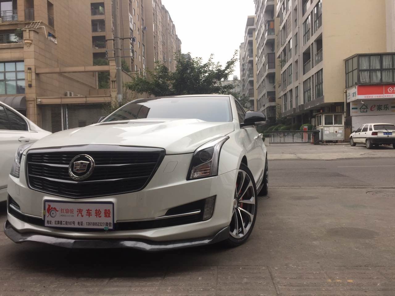 凱迪拉克ATS 原車17寸升級(jí)18寸鍛造V輪轂