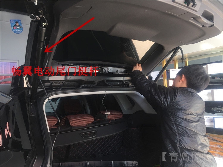 青島傳祺GS4加裝專車(chē)專用電動(dòng)尾門(mén) 傳祺安裝暢翼電動(dòng)尾門(mén)  電吸雙桿電動(dòng)尾門(mén)