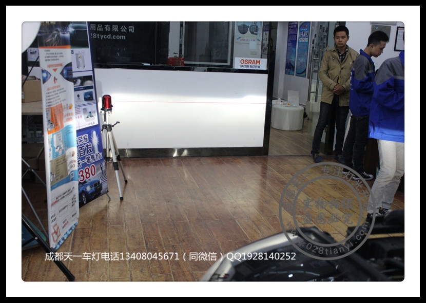 成都寶馬X6車燈改裝升級(jí)氙氣燈雙光透鏡日行燈LED天使眼