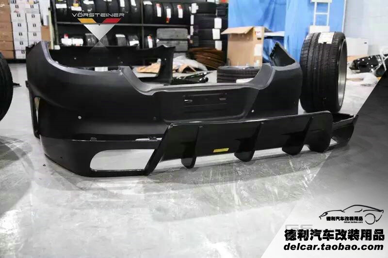 大連汽車改裝保時捷911改裝大V輪轂外觀包圍碳纖維套件