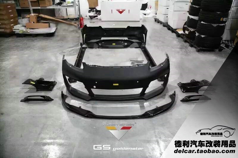 大連汽車改裝保時捷911改裝大V輪轂外觀包圍碳纖維套件