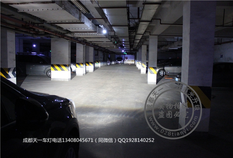 成都銳界車燈改裝升級原裝Q5海拉雙光透鏡LED日行燈