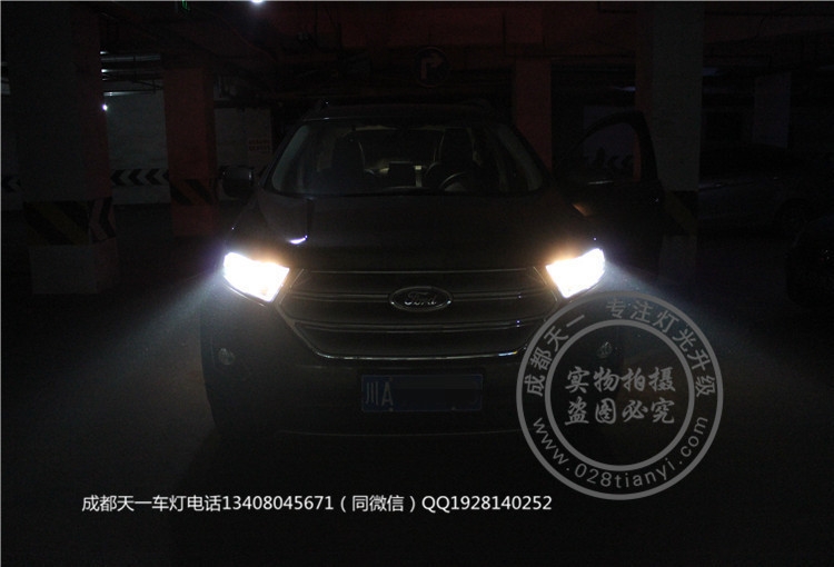 成都銳界車燈改裝升級原裝Q5海拉雙光透鏡LED日行燈