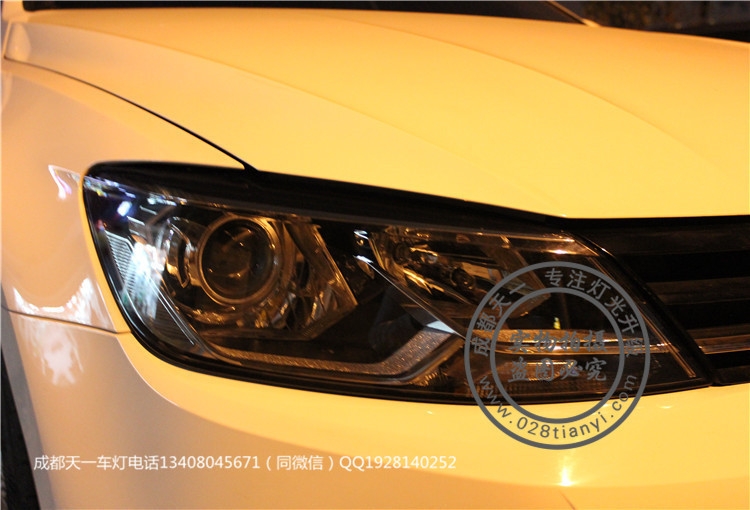 成都福特銳界車燈改裝原裝海拉雙光透鏡日行燈總成