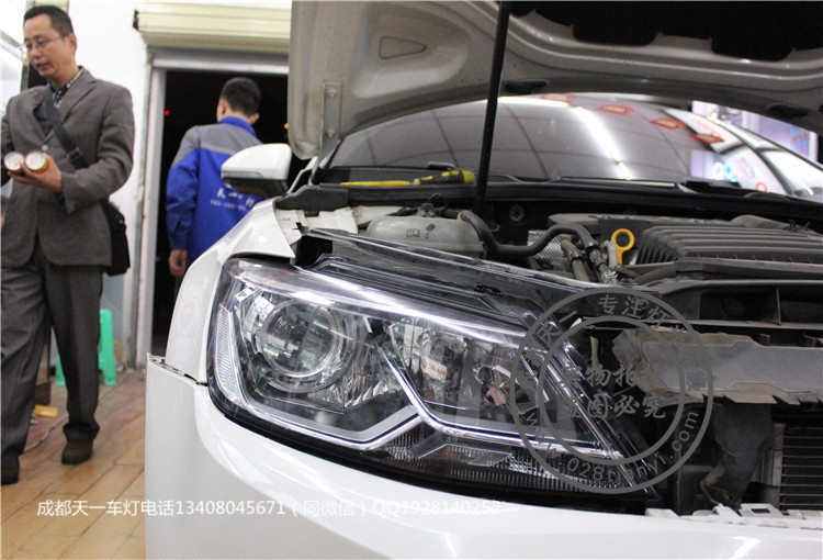 成都福特銳界車燈改裝原裝海拉雙光透鏡日行燈總成