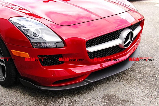 新款奔馳SLS AMG R197改裝碳纖維小包圍 Renntech前唇下巴大包圍