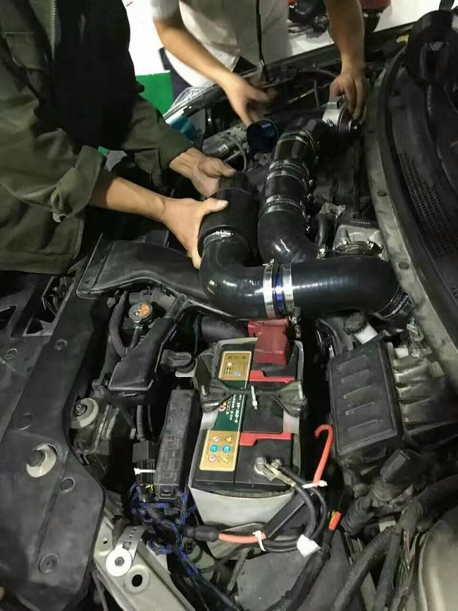 日產(chǎn)軒逸提升動(dòng)力改裝鍵程離心式電動(dòng)渦輪增壓器LX2008案例