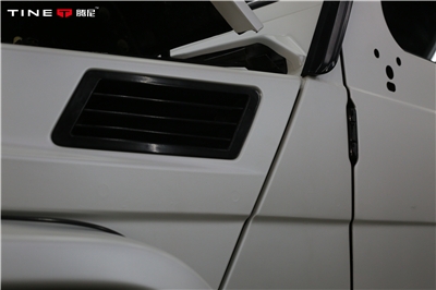 奔驰W463 G55AMG 全车改色贴膜PWF电光金属白