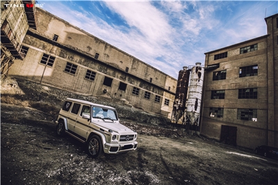 奔馳W463 G55AMG 全車改色貼膜PWF電光金屬白