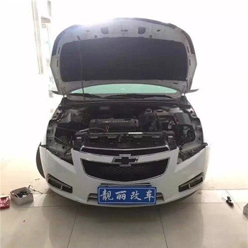 濰坊科魯茲改裝車燈加大黃蜂天使眼