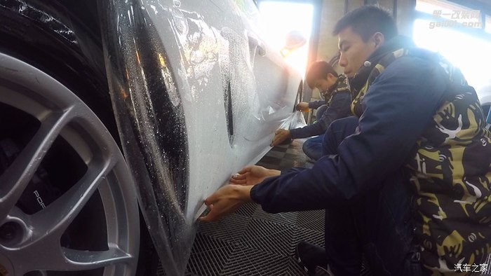 北京首輛新提718-Boxster加裝倒車影像!貼隱形車衣,加秒表!