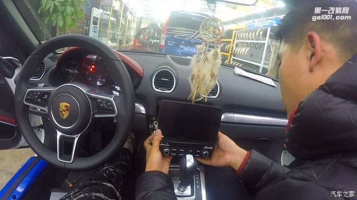 北京首輛新提718-Boxster加裝倒車影像!貼隱形車衣,加秒表!