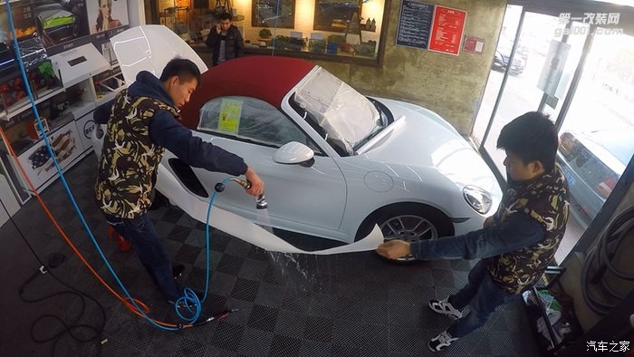 北京首輛新提718-Boxster加裝倒車影像!貼隱形車衣,加秒表!