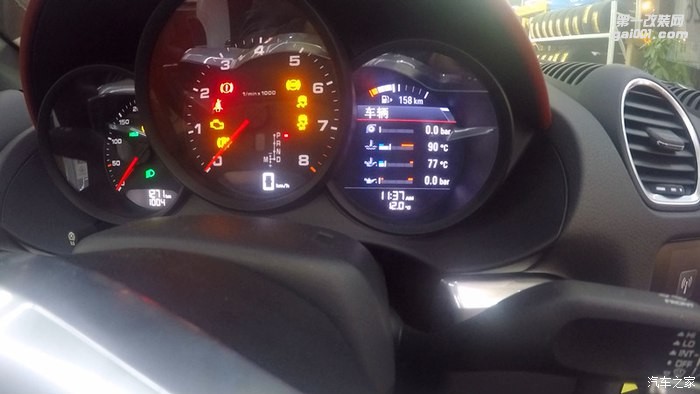 北京首輛新提718-Boxster加裝倒車影像!貼隱形車衣,加秒表!