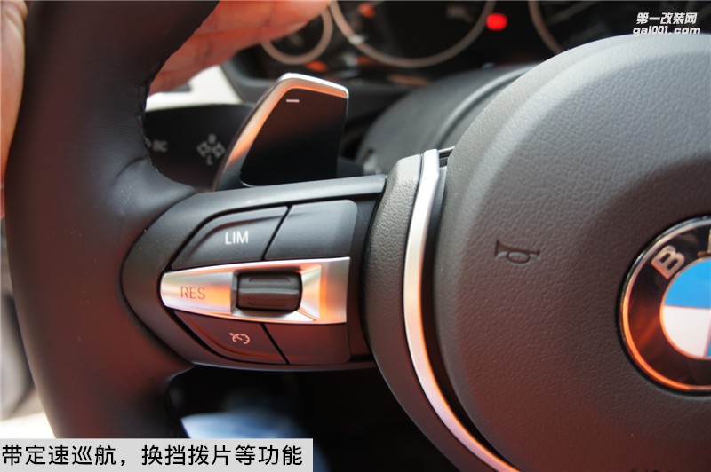 石家莊寶馬3系改原廠導(dǎo)航，328M方向盤【永誠(chéng)汽車】