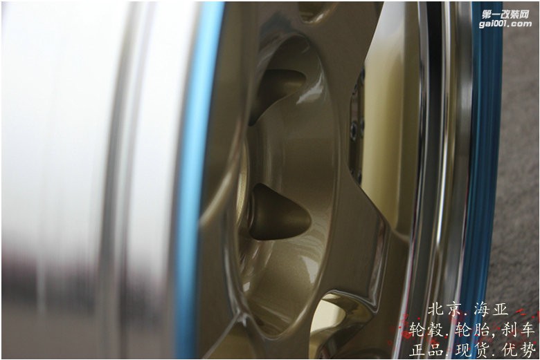 海亞：SSR SP1 定制金色 19寸 9.5/10.5 銳志低趴 可定制其它顏色 日本SSR SP1三片鍛造輪轂