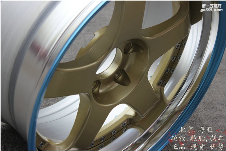 海亞：SSR SP1 定制金色 19寸 9.5/10.5 銳志低趴 可定制其它顏色 日本SSR SP1三片鍛造輪轂