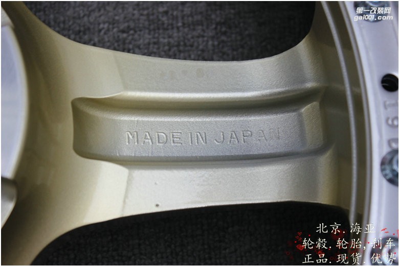 海亞：SSR SP1 定制金色 19寸 9.5/10.5 銳志低趴 可定制其它顏色 日本SSR SP1三片鍛造輪轂