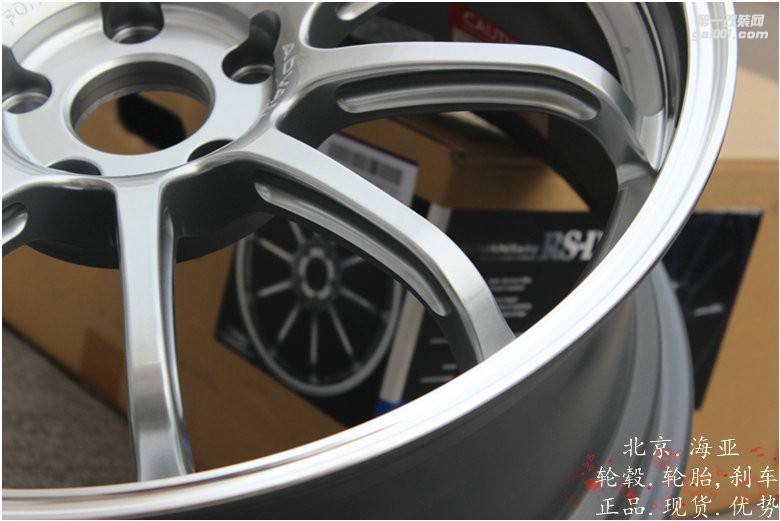 海亞：日本橫濱 ADVAN RS-DF 19寸鍛造輪轂 單只7.8kg  適用奔馳A45CLA45GLA45 高爾夫67GTIR速騰GLI