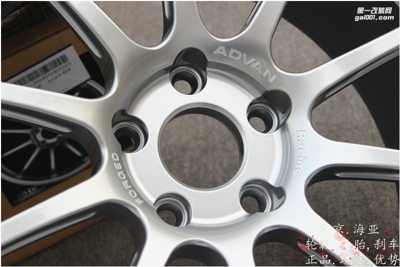 海亞：日本橫濱 ADVAN RS-DF 19寸鍛造輪轂 單只7.8kg  適用奔馳A45CLA45GLA45 高爾夫67GTIR速騰GLI